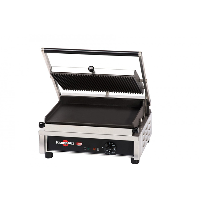 Contact Grill Ribbed Top Smooth Bottom