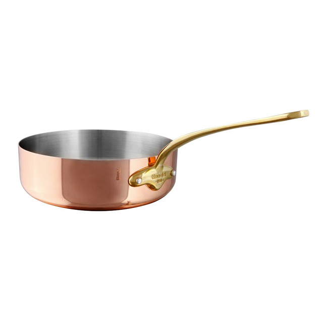 M'150 B Sautepan with bronze handle 20cm
