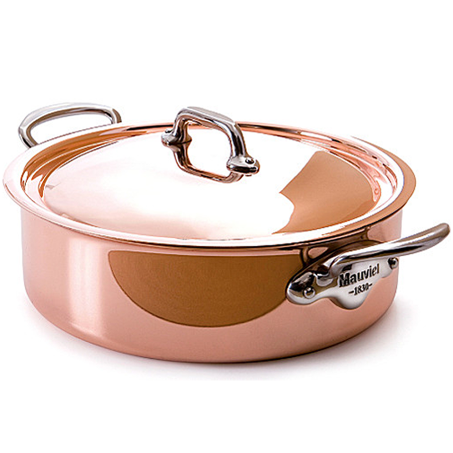 M'150 S Rondeau with lid with stainless steel handle 28cm