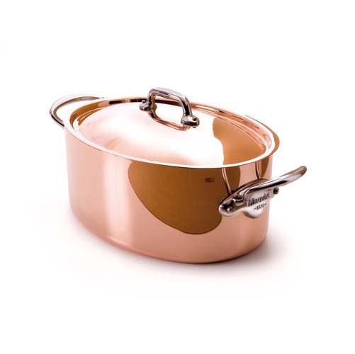 M'150 S Oval Cocotte with lid with stainless steel handle 30cm