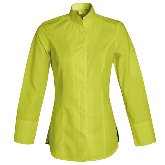 Valencia Woman 3/Xl Pistachio Long Sleeve Exec Chef Jacket