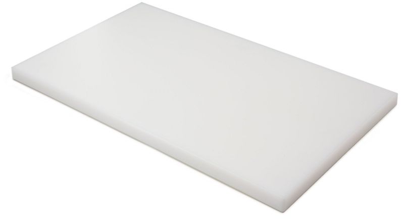 White Cutting Board Polyethylene 60 X 40 X 4cm