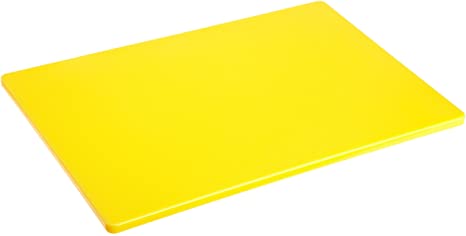 Yellow Cutting Board Polyethylene 60 X 40 X 2 cm