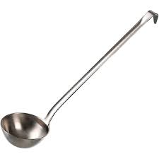 Monobloc stainless steel ladle D.10 Cm