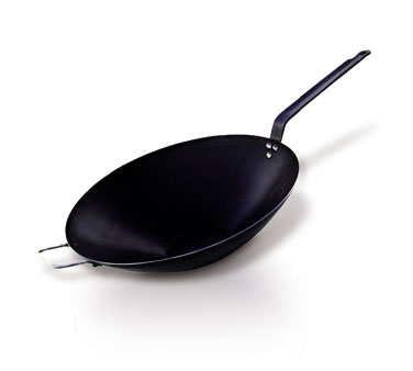 Steel 24 X H 9 cm Wok