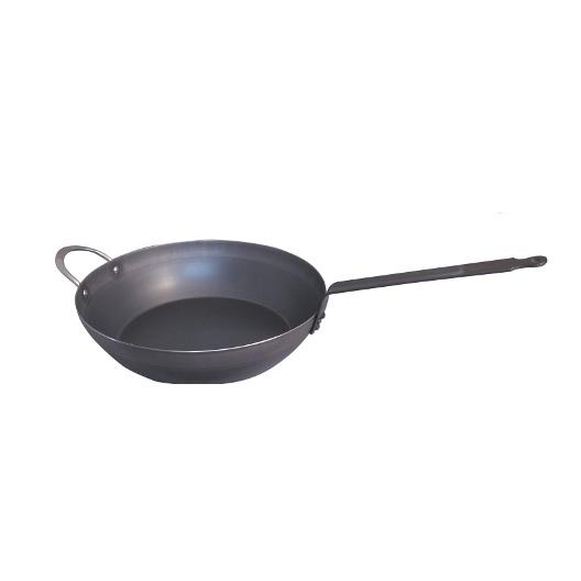 Steel 24 cm Deep Sided Frying Pan