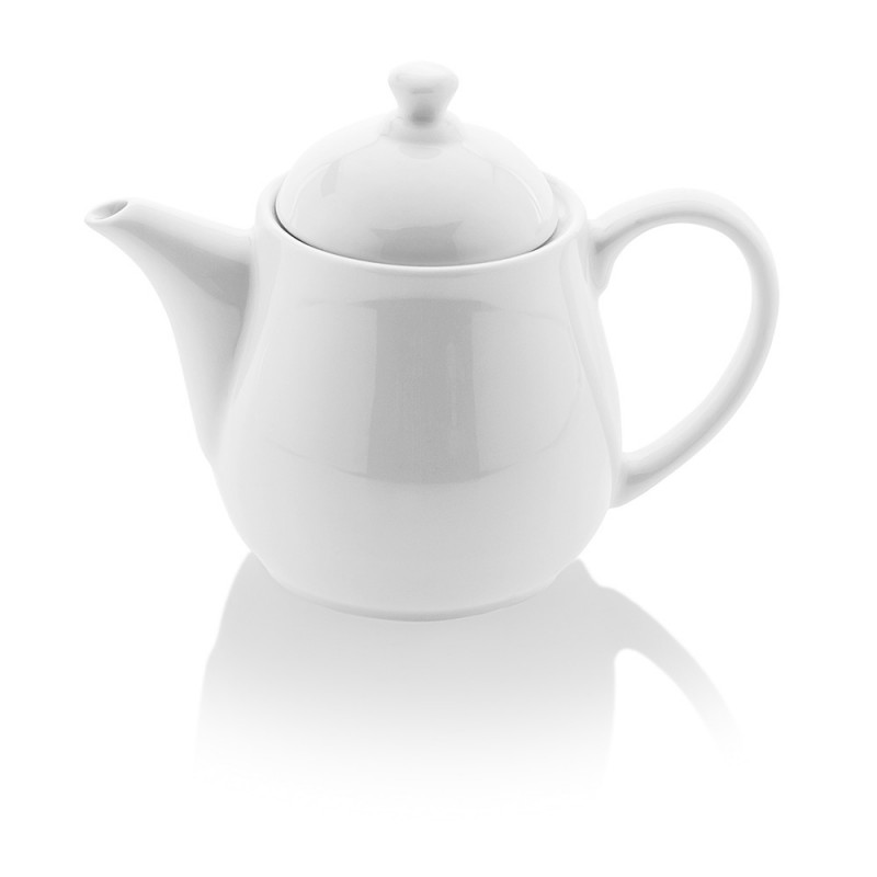 Tea Pot 375 Ml (Eo) White Porcelain