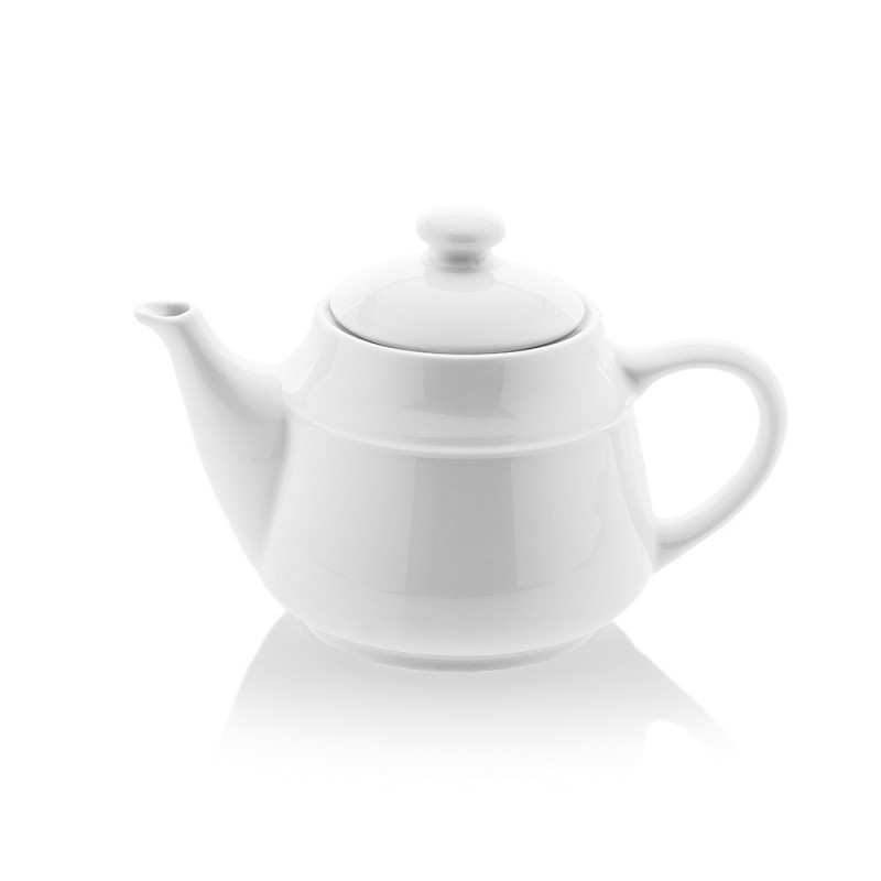 Tea Pot Delta White Porcelain 750cc