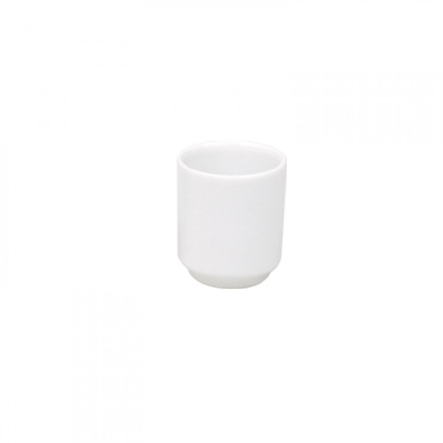 Toothpick Jar (Delta) White Porcelain