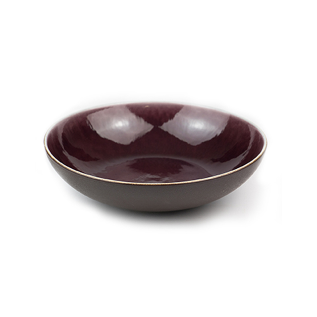 Tourron Pasta Plate 23.7 cm Aubergine