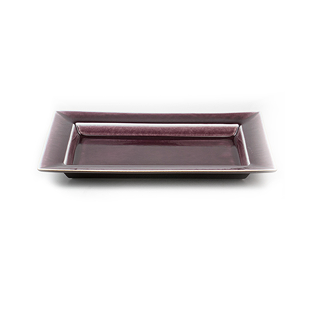 Tourron Rectangular Dish Medium Aubergine
