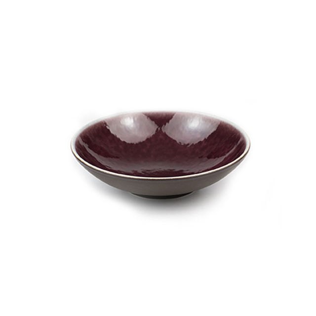 Tourron Soup Plate 19 cm Aubergine