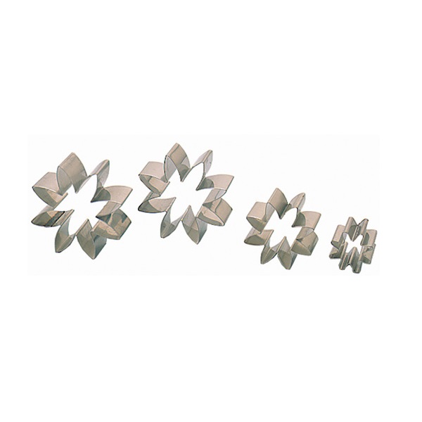 Set Of 2 S/Steel Ø 2.5 & 3.5 cm Large Daisy Cutters