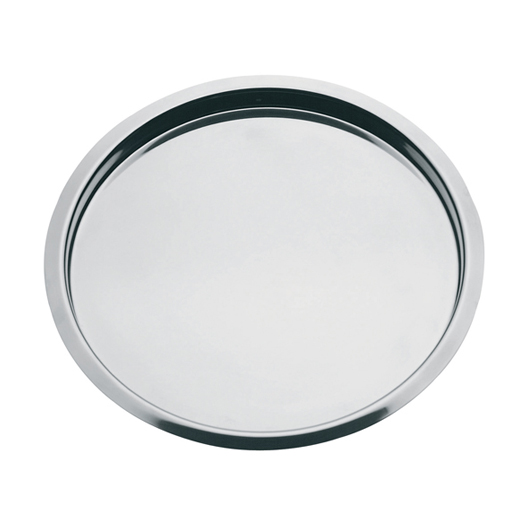 Round bar tray 18/10 St.steel ø38cm