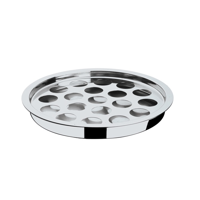 Imperial round yogurt holder 18/10 St.steel 
ø46cm H.5cm