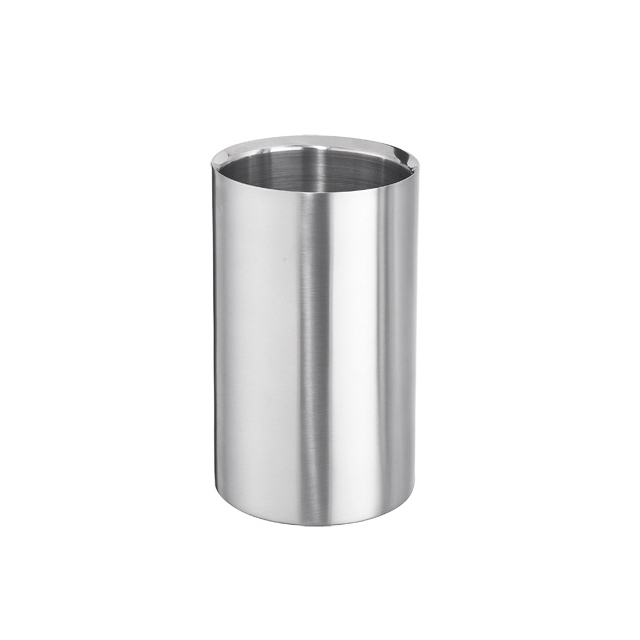 Double Wall Satin Bottle Cooler 12x20 cm