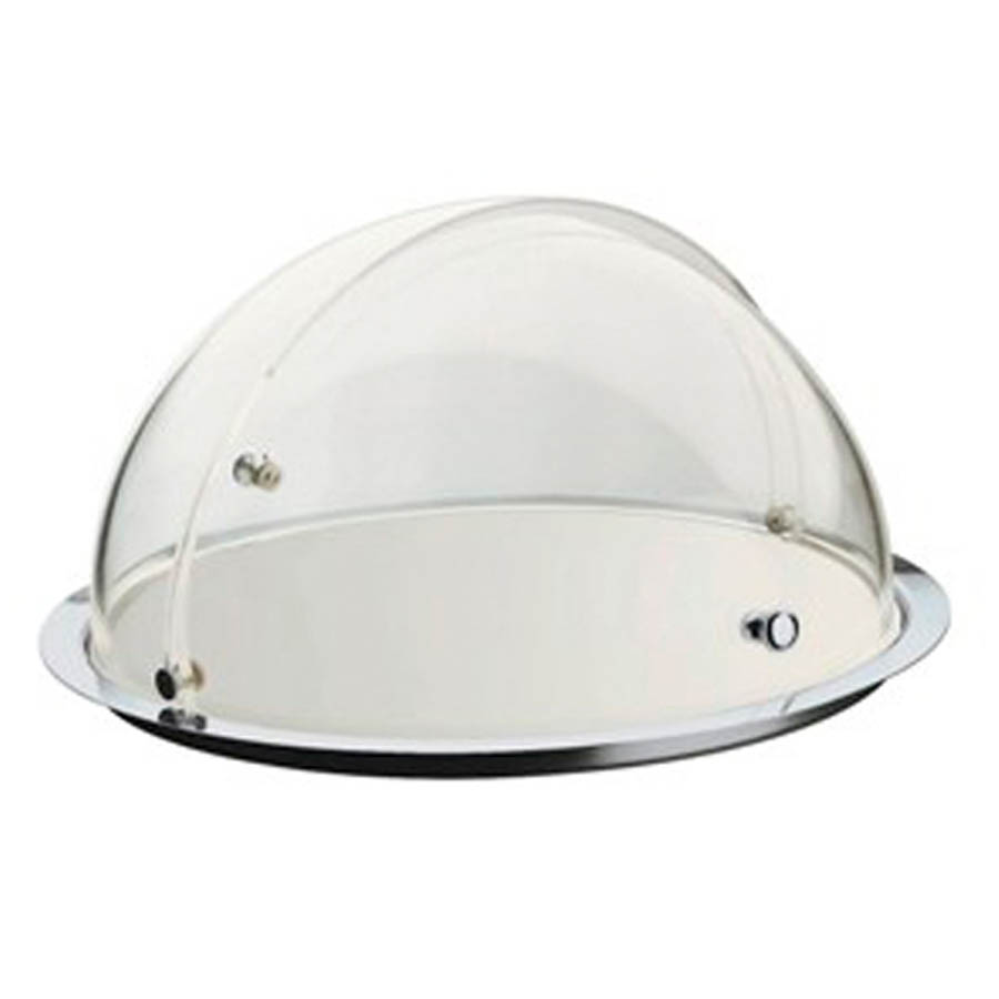 Imperial round dish for cheese/ham  18/10 St.steel  ø46cm H.24,5cm