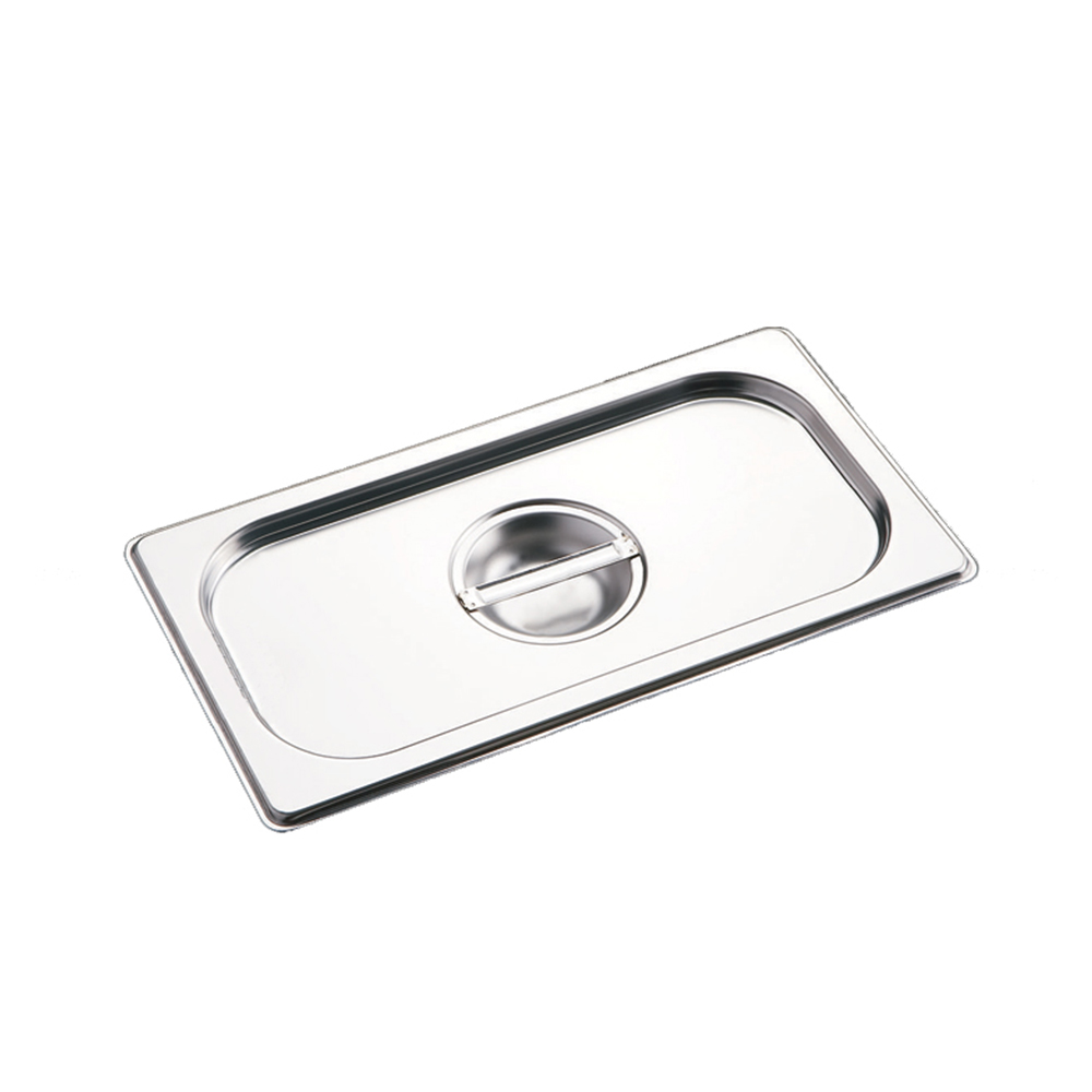 GN Food Pan Lid With Ladle Hole 1/2