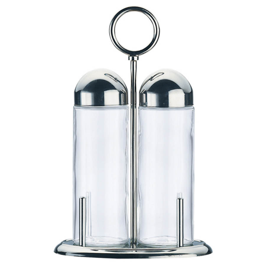 Imperial 2-pc. Oil/vinegar cruet set 18/10 St.steel