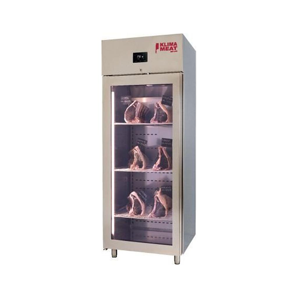 S/S Klima Dry Aging Cabinet With Single Glass Door