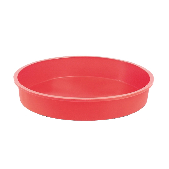 Red Silicone Moul'flex W 28 X H 4.5 cm Round Pie