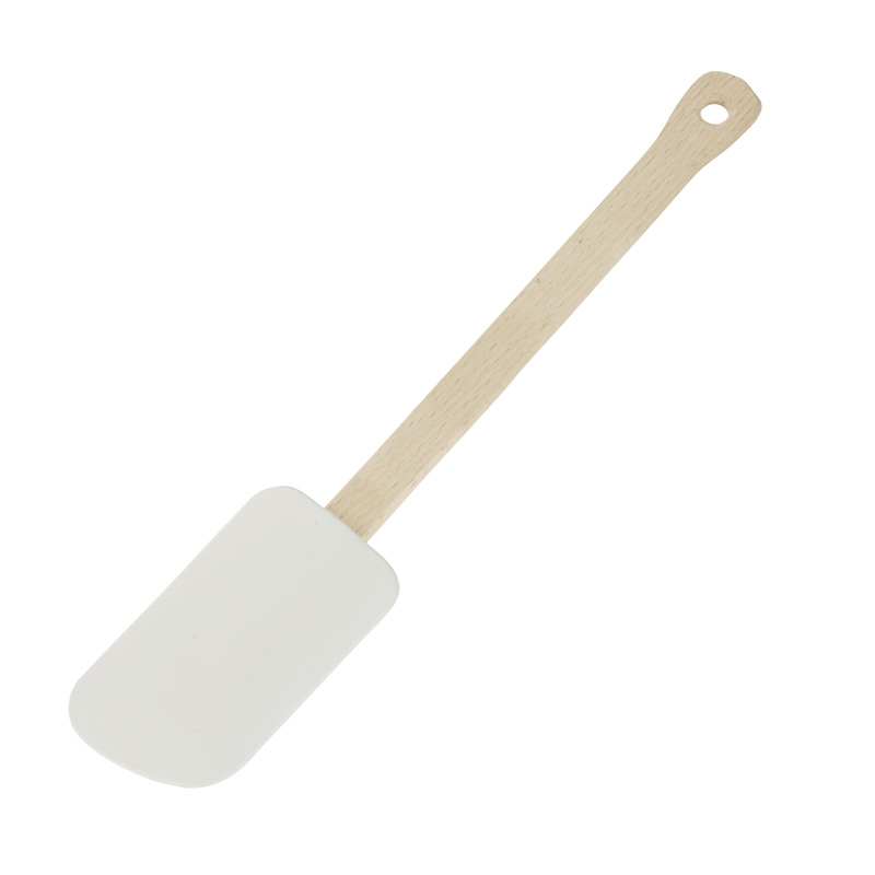 Rubber Dough Scraper 275 mm With Beech Wood Handle