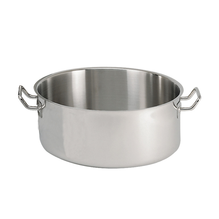 S/S 32 cm Stew Pan With Pouring Lip & 2 Handles