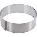 Stainless Steel Adjustable Cake Setting Ring H 8.5 cm