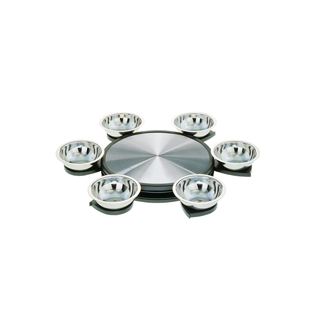 Planetarium Fondue Carousel With 6 S/S Bowls