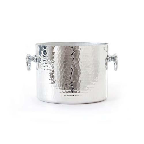 M'30 Aluminum Oval Champagne Bucket with stainless steel handle 26cm