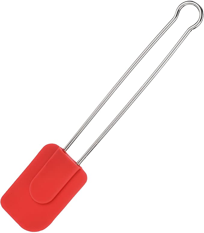 Heat Resistant 285 mm Silicone Spatula Stainless Steel Handle
