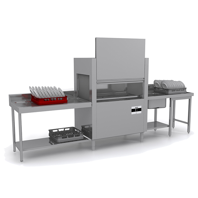 Isytech Conveyor Dishwasher With Wash And Rinse