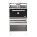 Josper Charcoal Oven HJX-PRO-M120-WTD With Stainless Steel Stand And Black Door