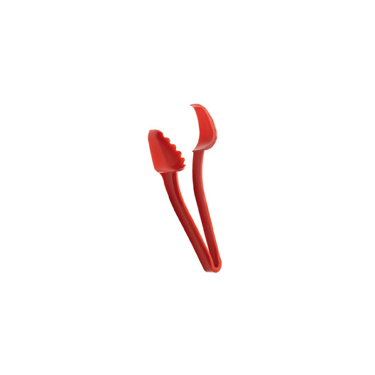 Exoglass L 30 cm Red Scalloped Tongs Heats To 220°C