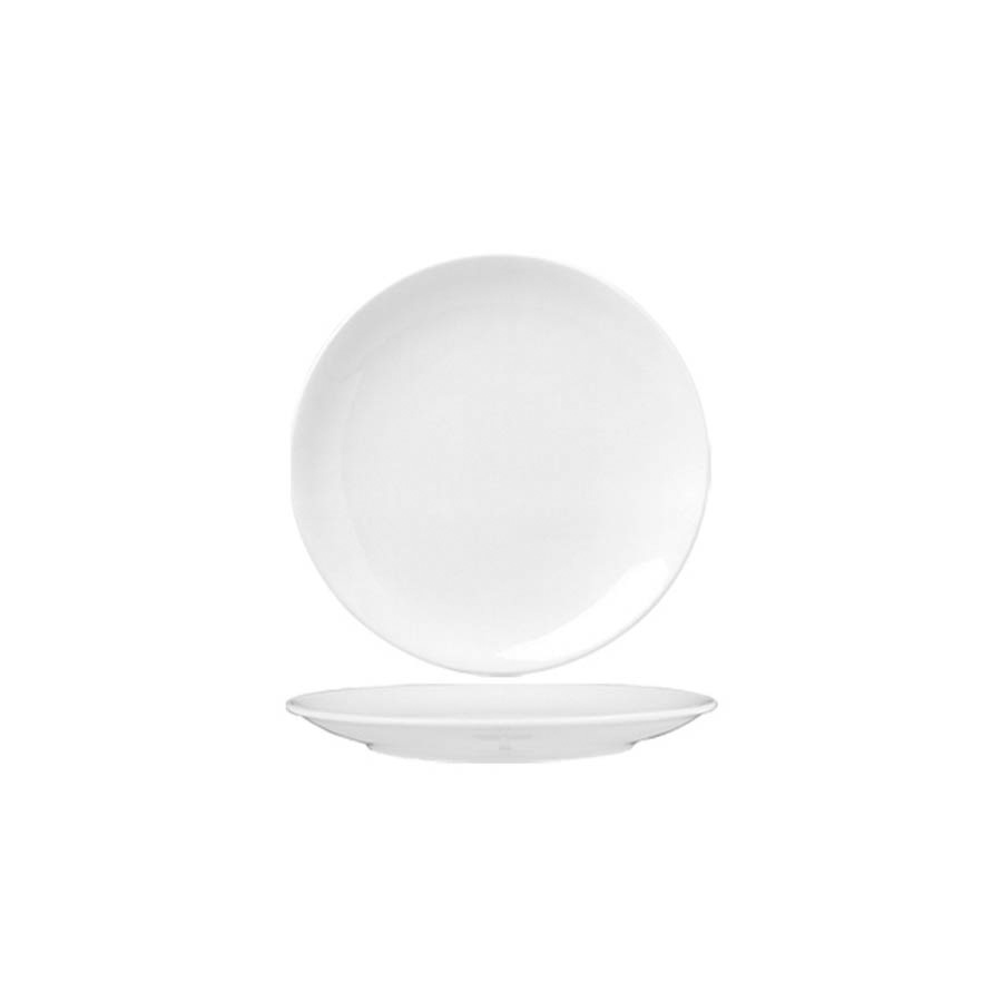 Flat Plate Ø 21 cm (Eo) White Porcelain