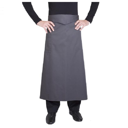Coriander Full Length L Anthracite Wrap Apron