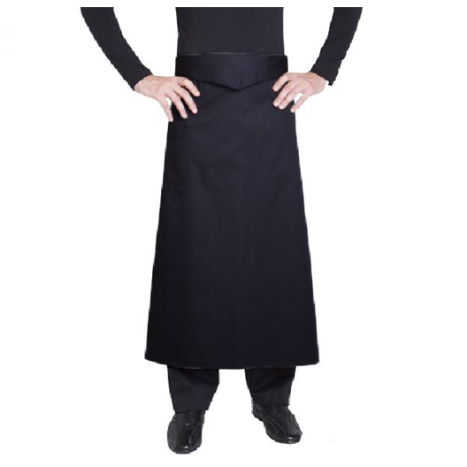 Coriander Full Length L Black Wrap Apron