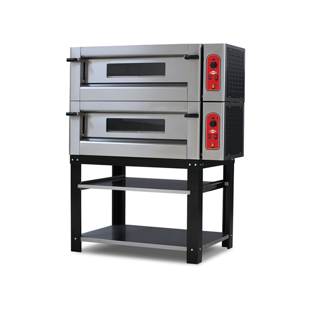 Double Deck Electric Pizza Oven 18kw  2 Inner 850x650x140mm