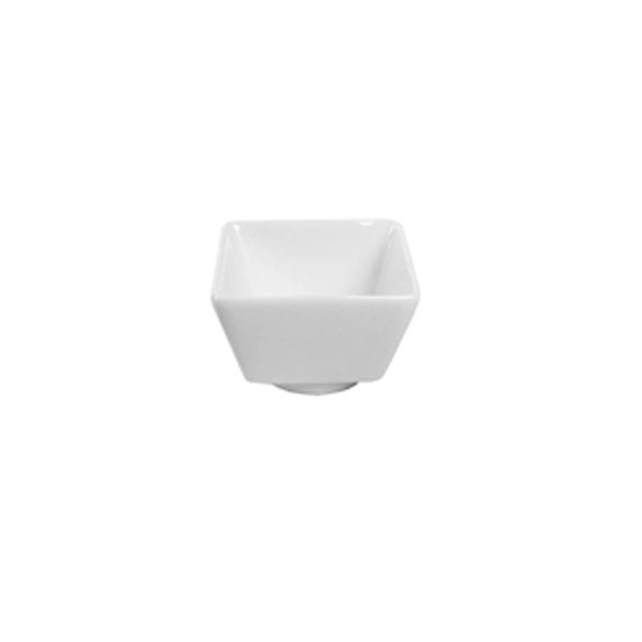 Mix&Play square porcelain small bowl 
7x7cm H.3,5cm