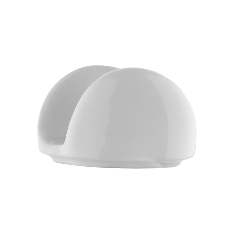 Napkin Holder (Oe) White Porcelain