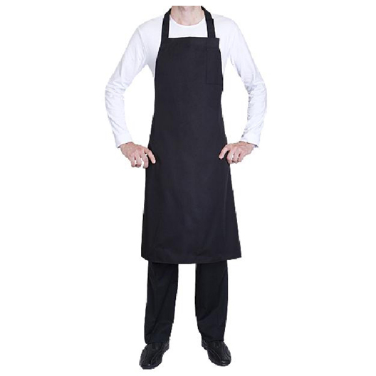 Paprika Full Kitchen M Black Bib Apron