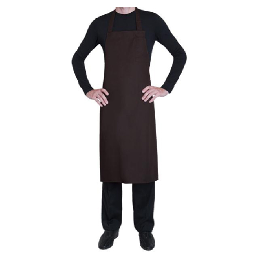 Paprika Full Kitchen M Chocolate Bib Apron