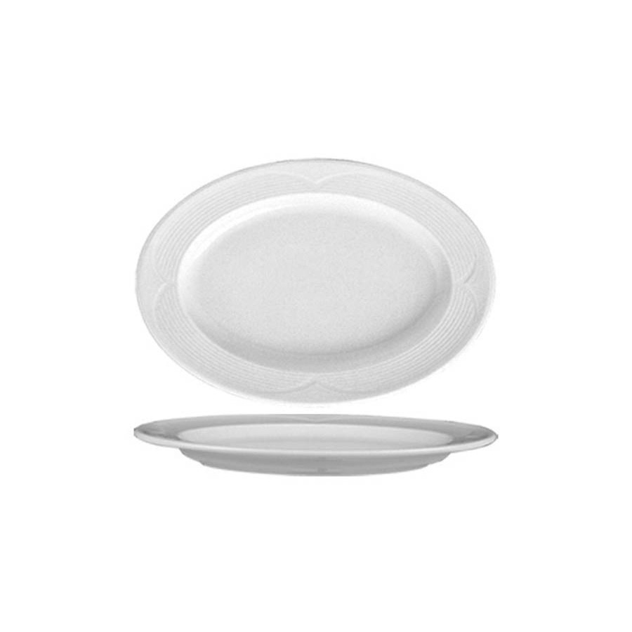 Oval Platter (Saturn) White Porcelain