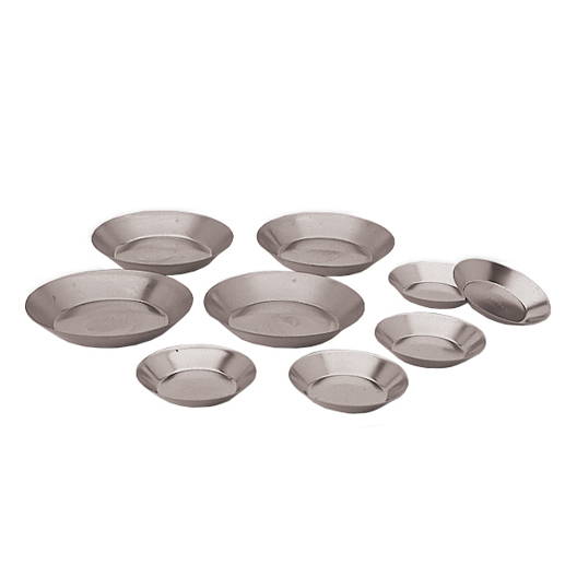 Pack Of 5 S/Steel Tartlet Ø 5 cm X H 0.9 cm Rings
