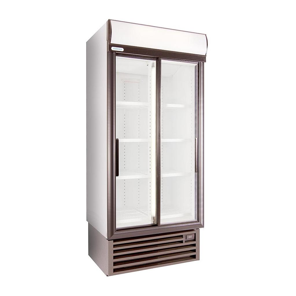 SD890 Double Sliding Door Display Fridge