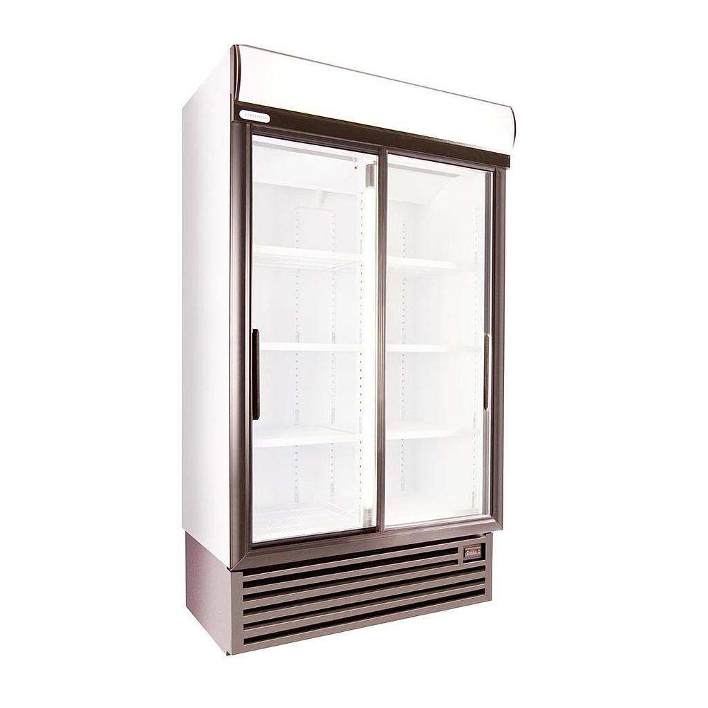 SD1140 Double Glass Sliding Door Display Fridge