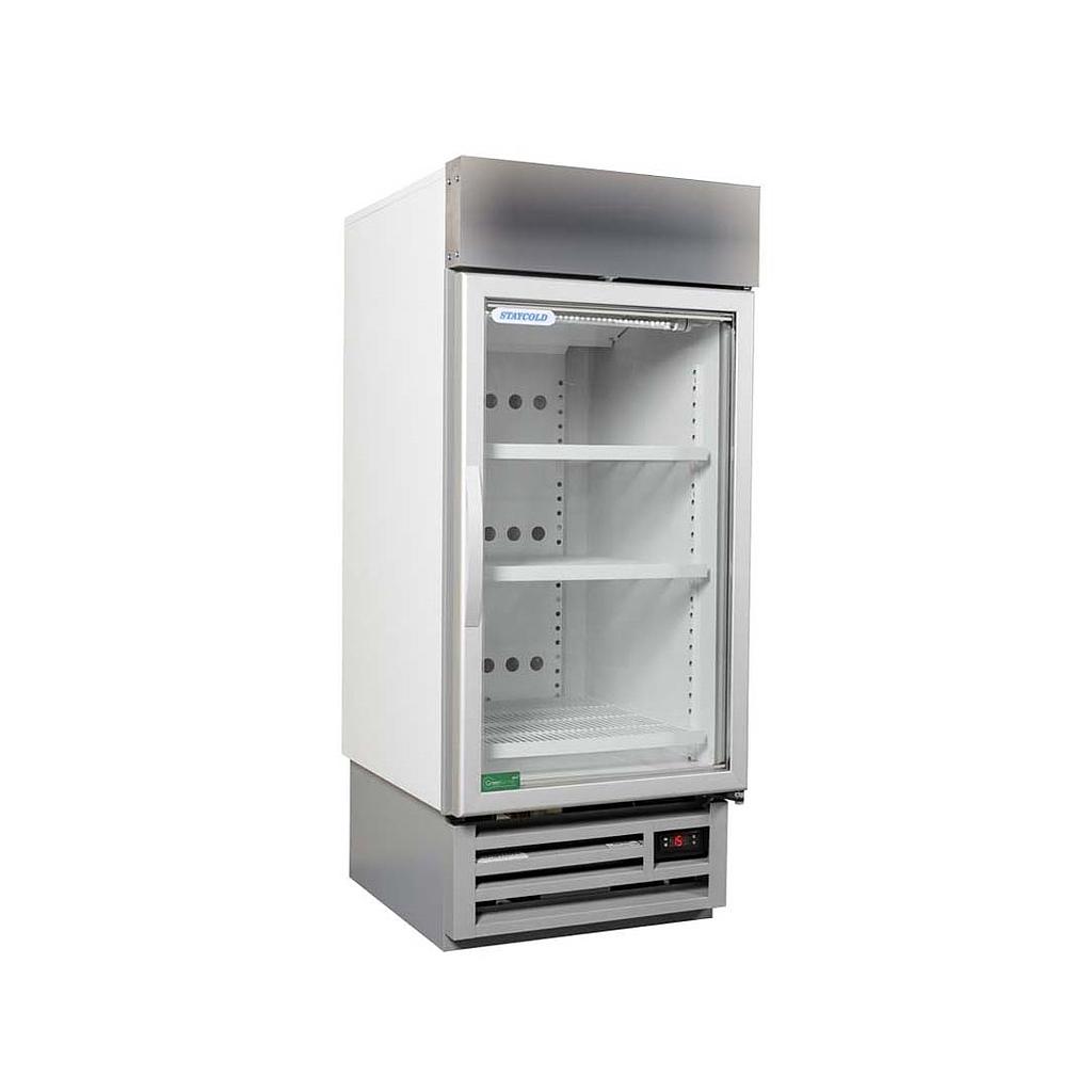 HD580F Half Door  Display Freezer With Grey Trim