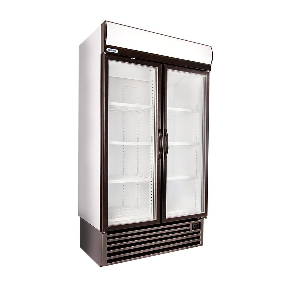 HD1140F Double Glass Door Display Freezer
