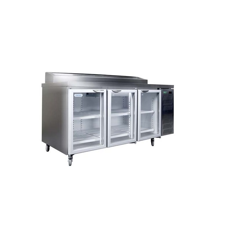 HDU1800PHC Glass Door Undercounter With Pizza Top