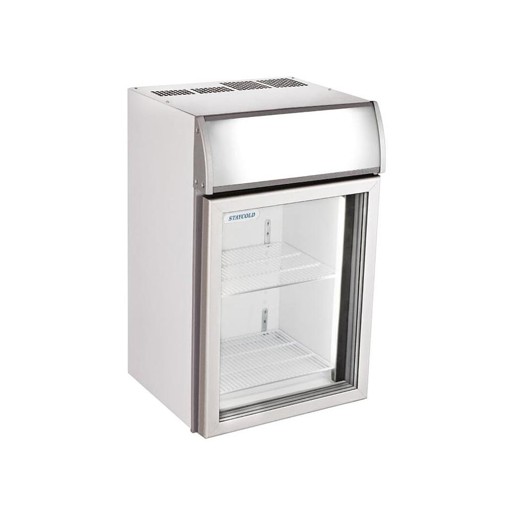 HD520S Stainless Steel Counter Top Display Fridge
